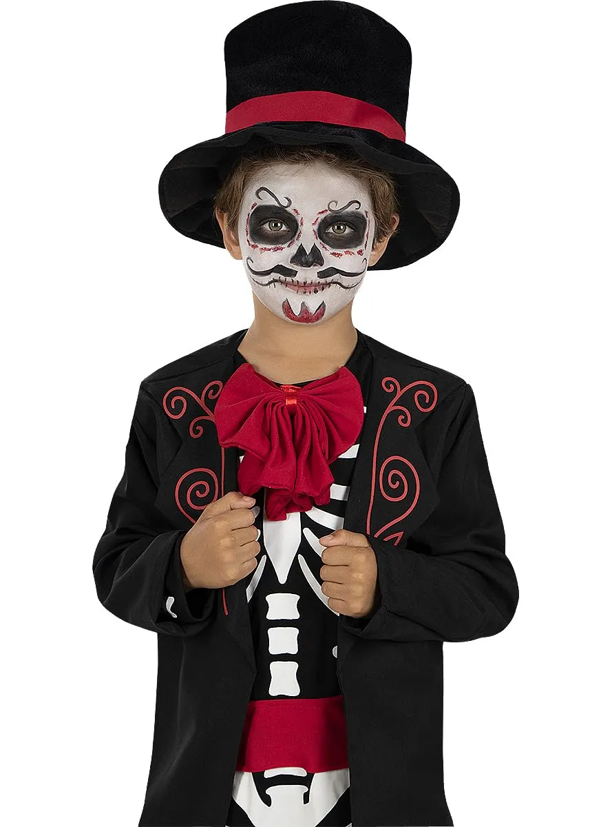 Funidelia Dia de los Muertos costume scheletro bambino 10-12 anni teschio