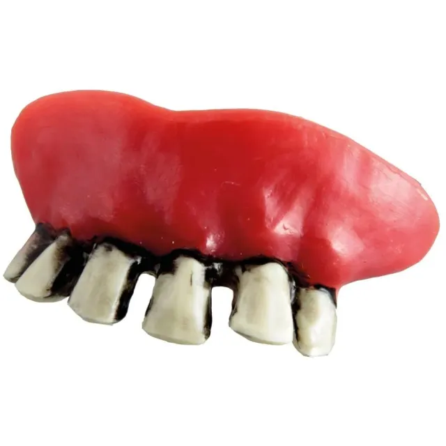Fiestas Guirca Dentiera Zombie trucco Halloween morto vivente