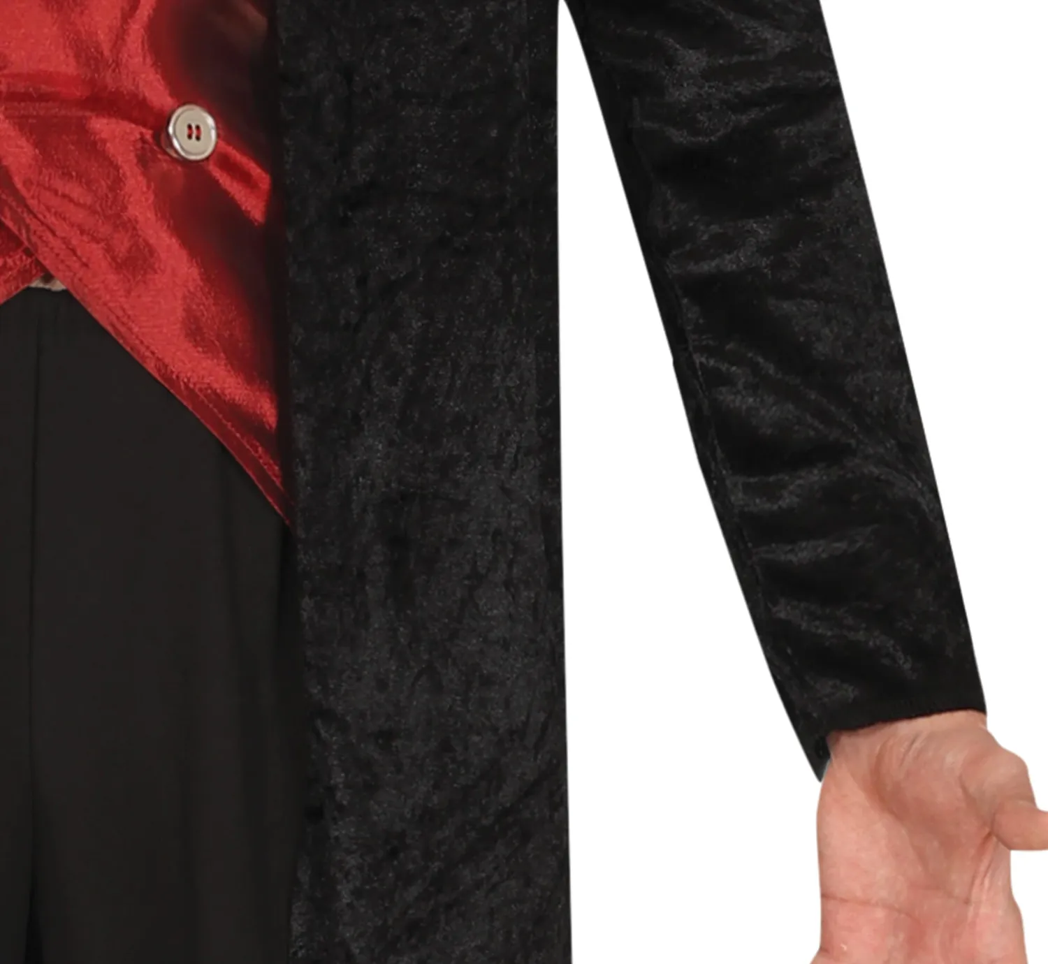 Fiestas Guirca Vampiro costume uomo L 52-54 nero granata