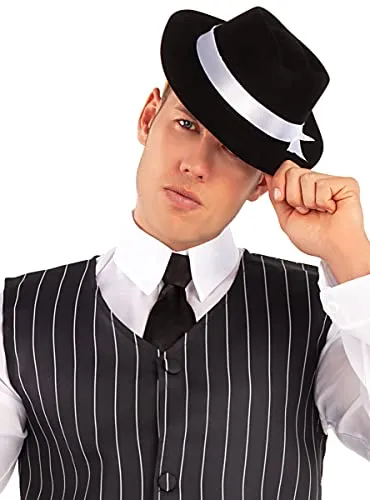 Funidelia Cappello Gangster accessorio anni 20 nero adulto