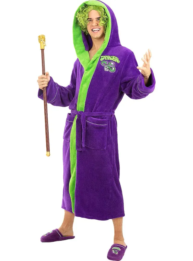 Funidelia Joker vestaglia uomo L-XL verde DC Comics