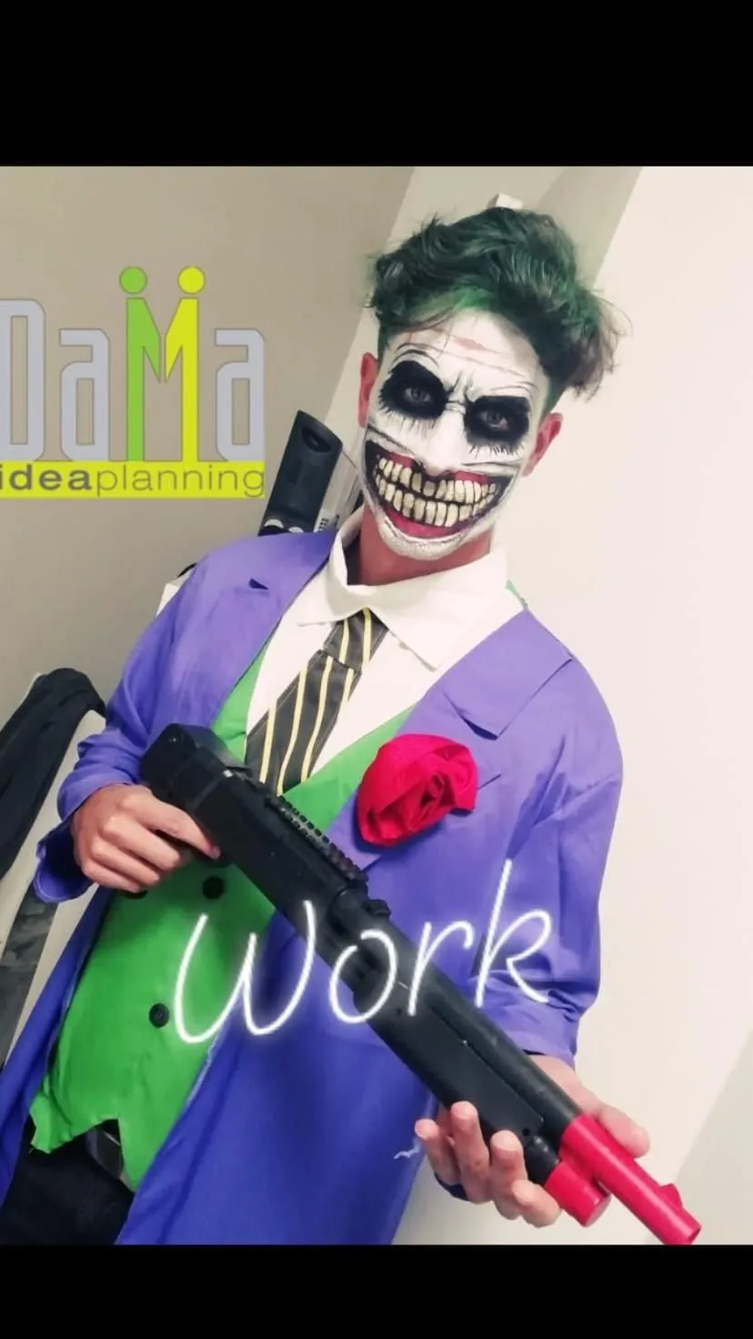 Guirca Killer Buffoon costume clown 52-54 L horror