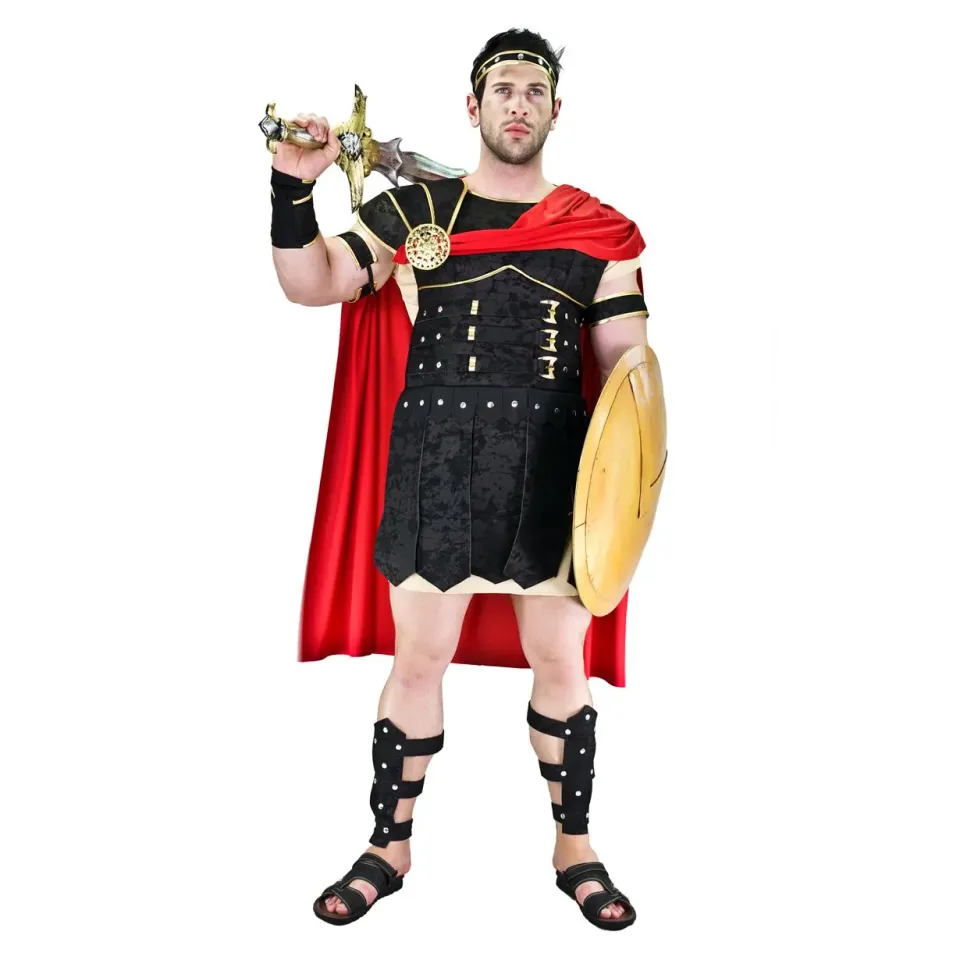 SEA HARE Guerriero Medievale costume uomo set 7 pezzi