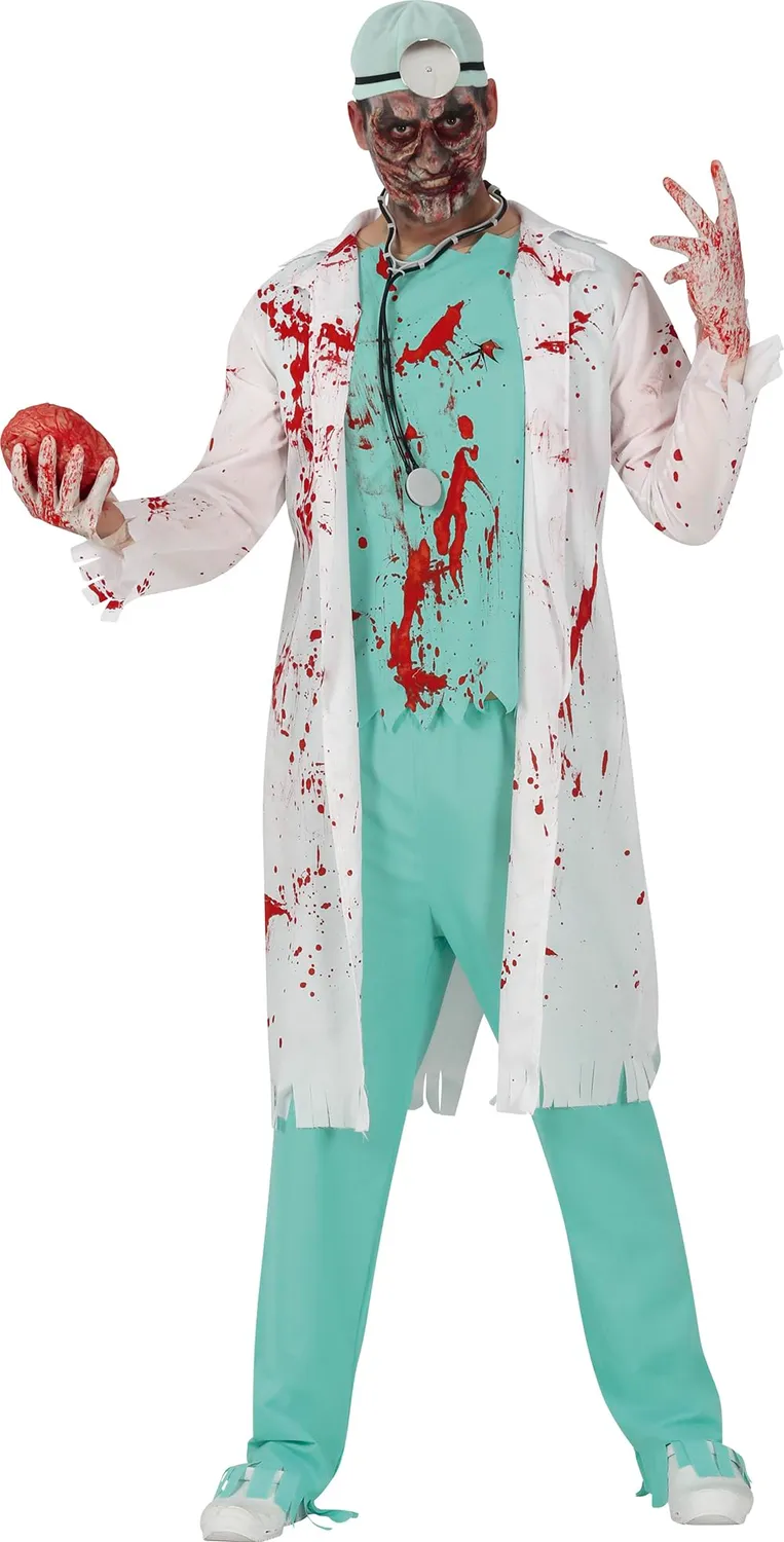 Fiestas Guirca Costume Dottore Zombie L 52-54 insanguinato