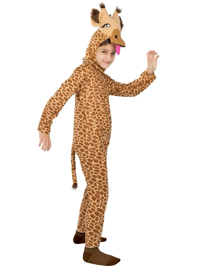 Funidelia Giraffa costume bambino 10-12 anni marrone