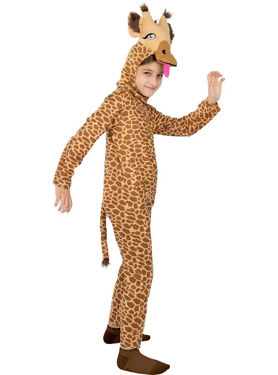 Funidelia Giraffa costume bambino 10-12 anni marrone
