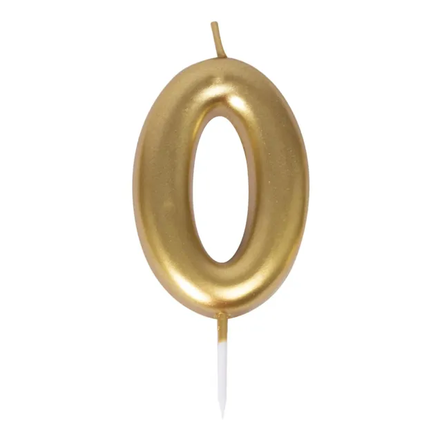 P'tit Clown 23930 candela compleanno oro numero 0