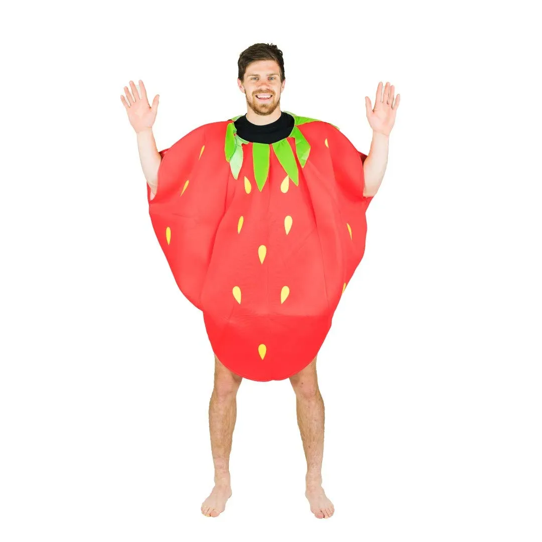 Bodysocks Fragola costume adulto taglia unica divertente