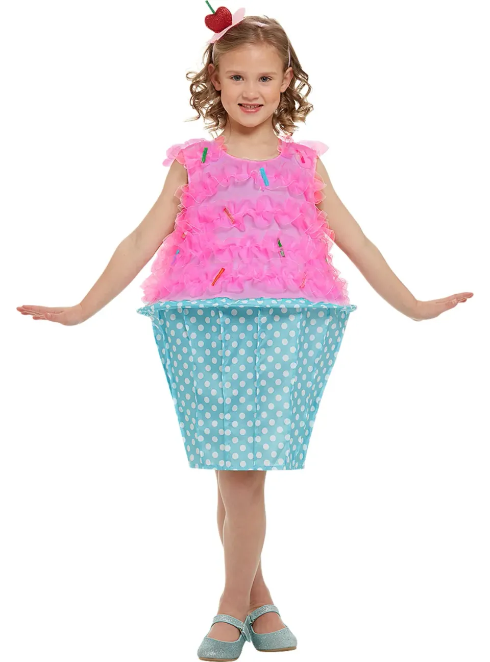 Funidelia Cupcake costume bambina rosa dolce