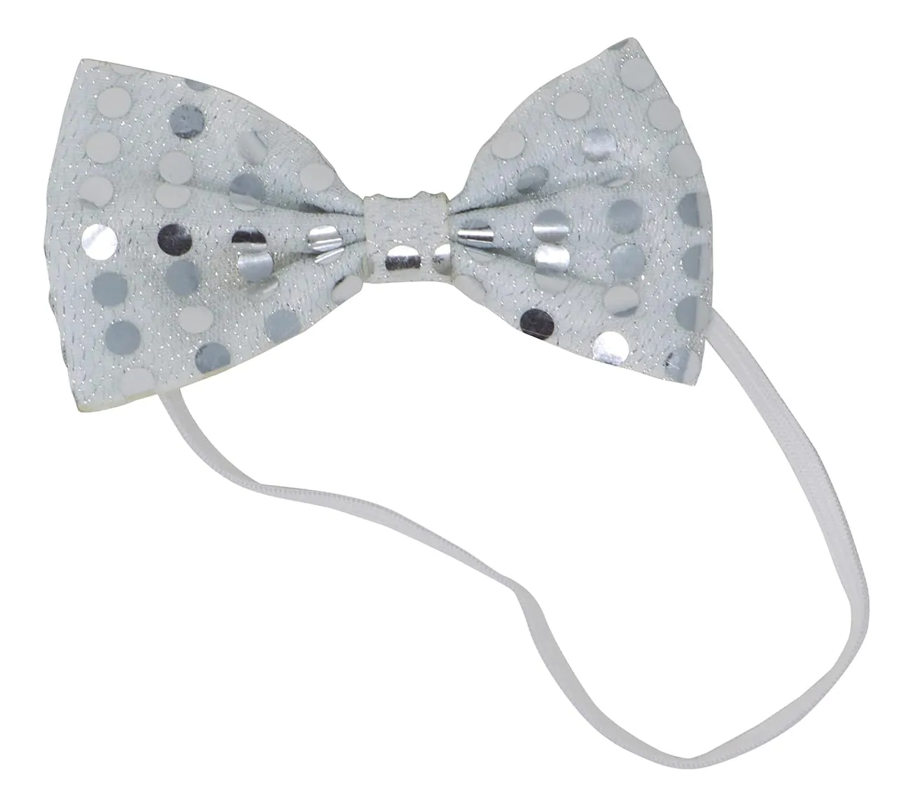 Fiestas Guirca papillon paillettes argento taglia unica
