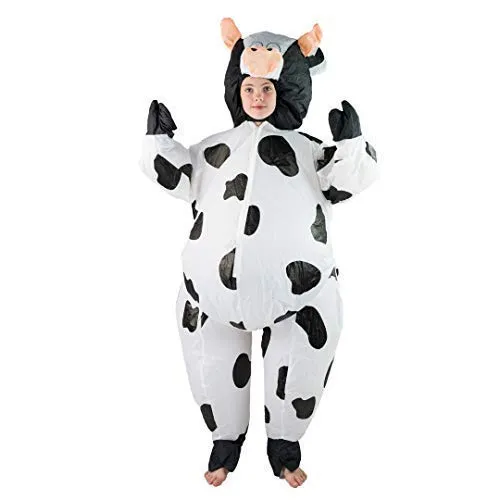 Bodysocks Costume Gonfiabile Mucca Bambini 5-11 Anni