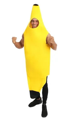 P'tit Clown Banana costume adulto taglia unica frutta