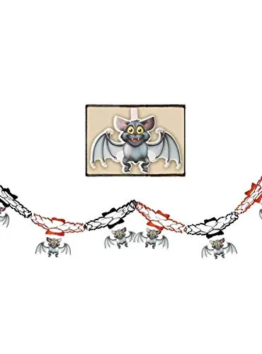 Fiestas Guirca festone pipistrelli carta 15x200 cm