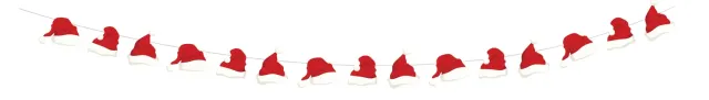 P'tit Clown 22840 Ghirlanda Cappelli Natale da Appendere