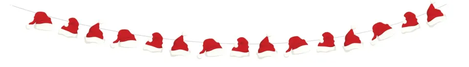 P'tit Clown 22840 Ghirlanda Cappelli Natale da Appendere