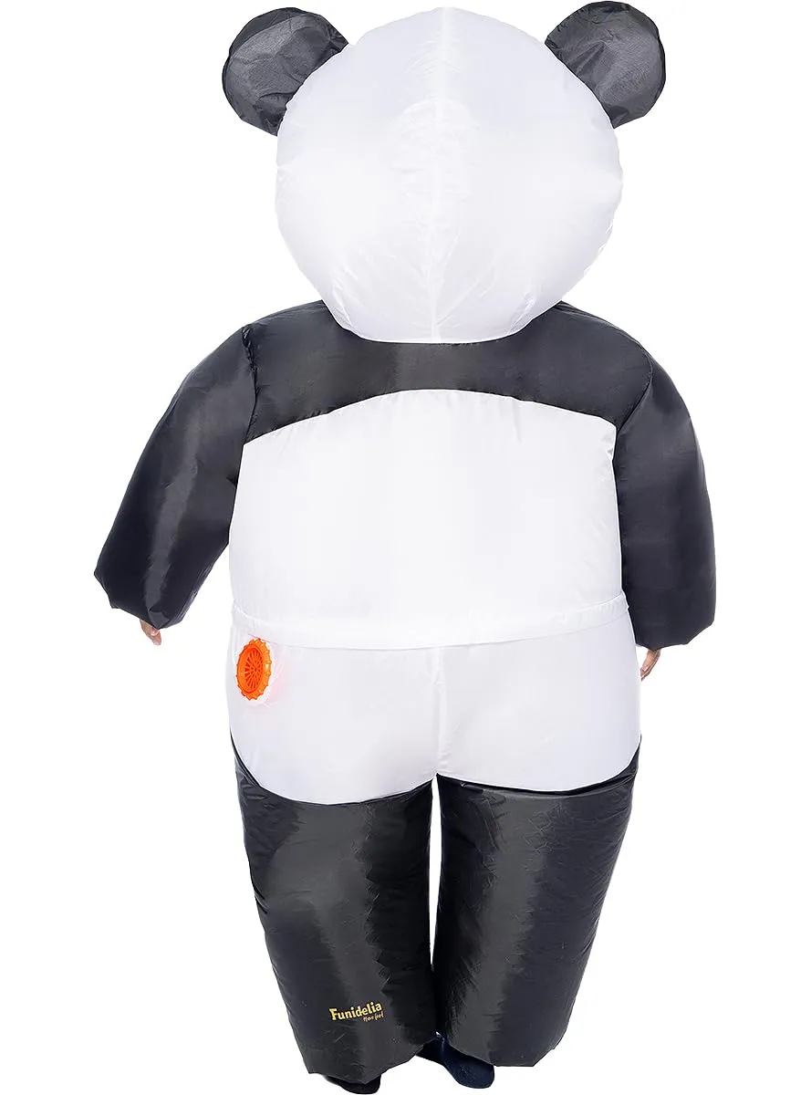 Funidelia Costume panda gonfiabile bambino taglia unica bianco