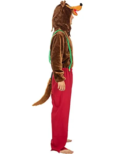Funidelia Lupo Feroce costume adulto marrone peloso