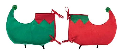 P'tit Clown 23641 copriscarpe elfo Natale verde rosso