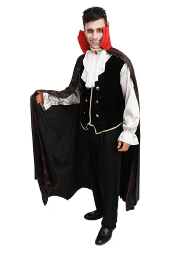 P'tit Clown Conte Costume Vampiro Uomo S/M Halloween