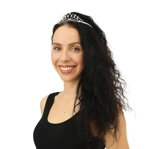 P'tit Clown Tiara Principessa metallo strass taglia unica
