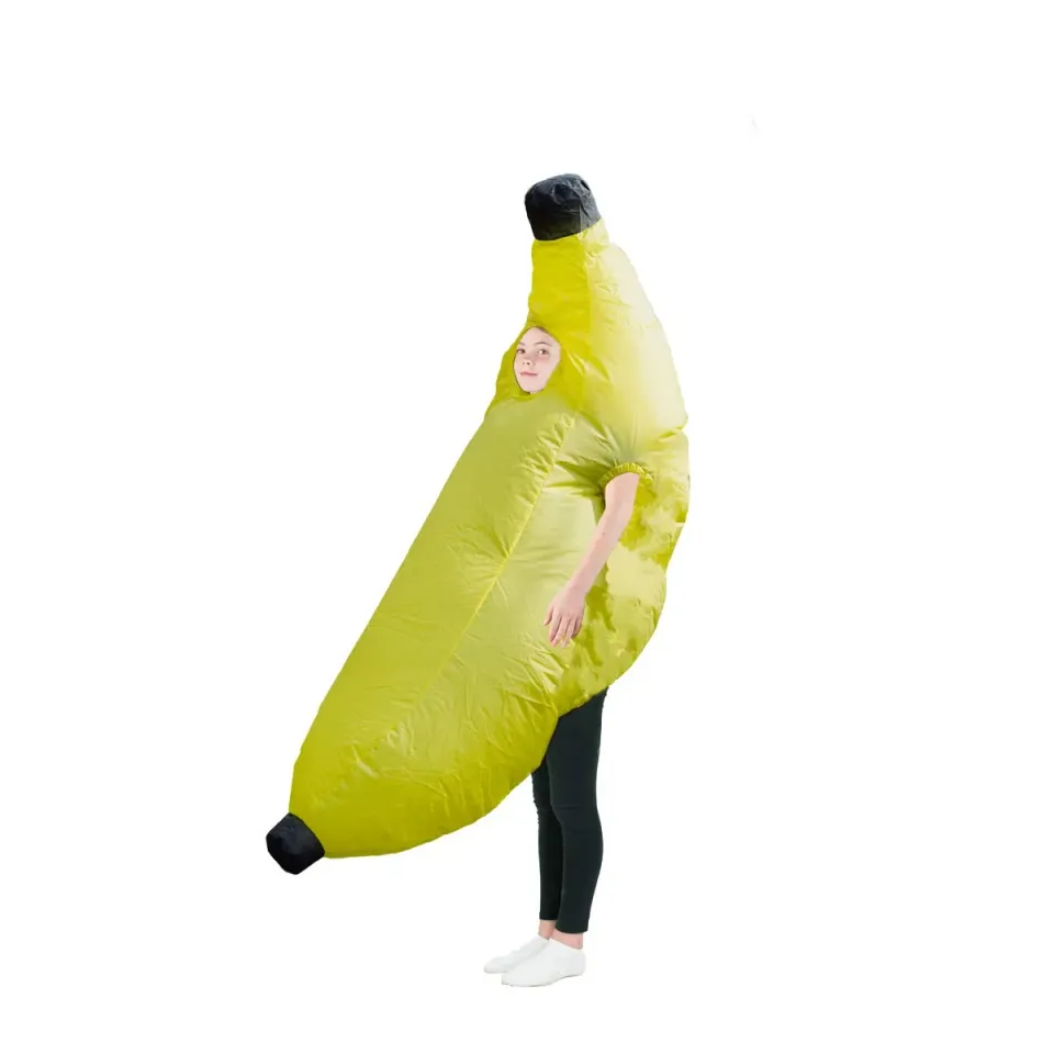 Bodysocks Banana costume gonfiabile bambini giallo