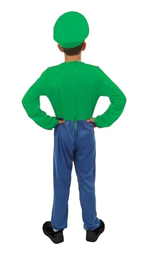 P'tit Clown Plombier costume verde ragazzo