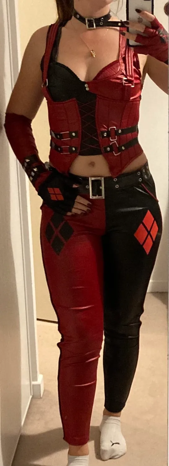 Funidelia Harley Quinn Arkham City costume donna M