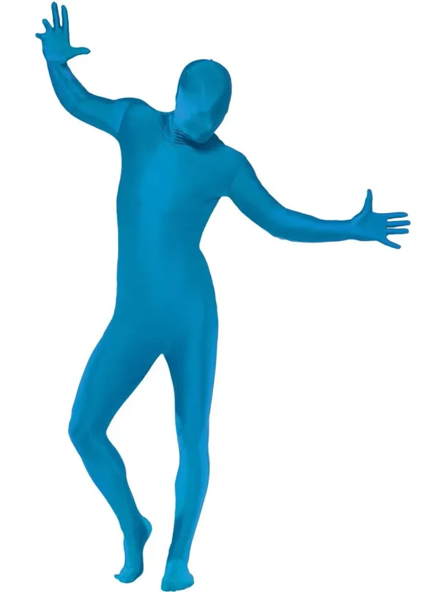 Funidelia Seconda Pelle costume adulto blu elasticizzato S