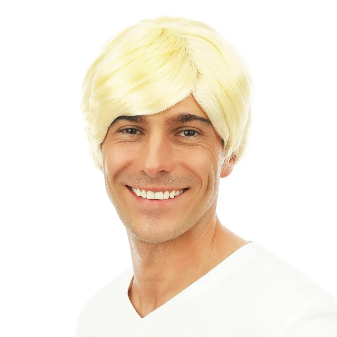 P'tit Clown Nick parrucca uomo bionda corta