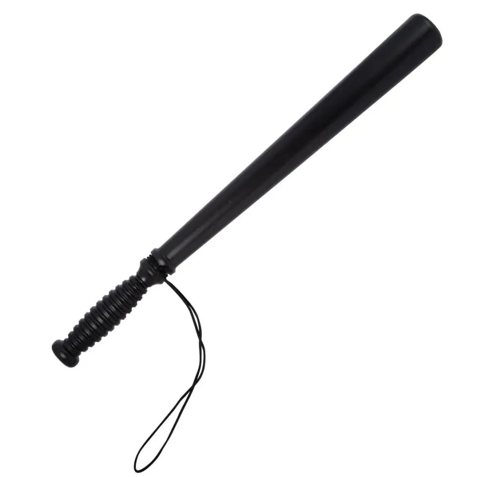P'tit Clown manganello polizia plastica nero 50 cm adulto