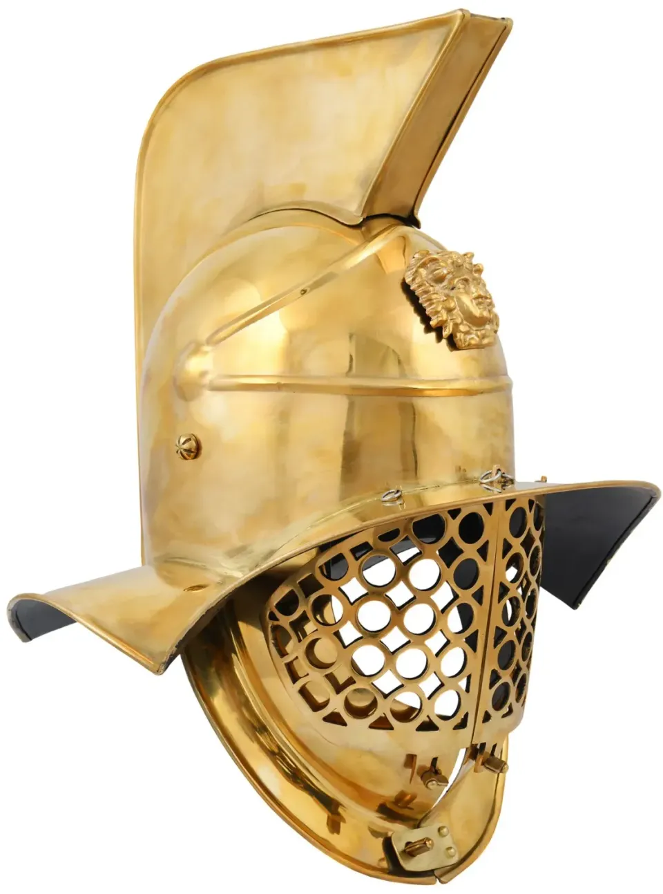 La Bottega di Merlino Pompei elmo gladiatore ottone