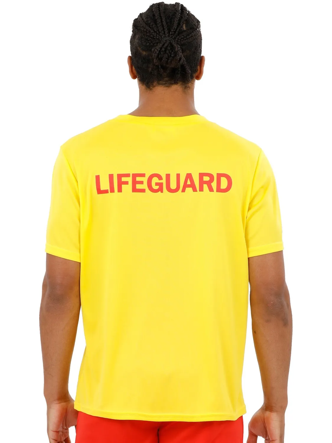 Smiffys Lifeguard T-Shirt maglietta bagnino gialla taglia M