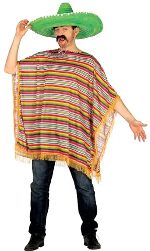 Guirca poncho messicano costume taglia unica
