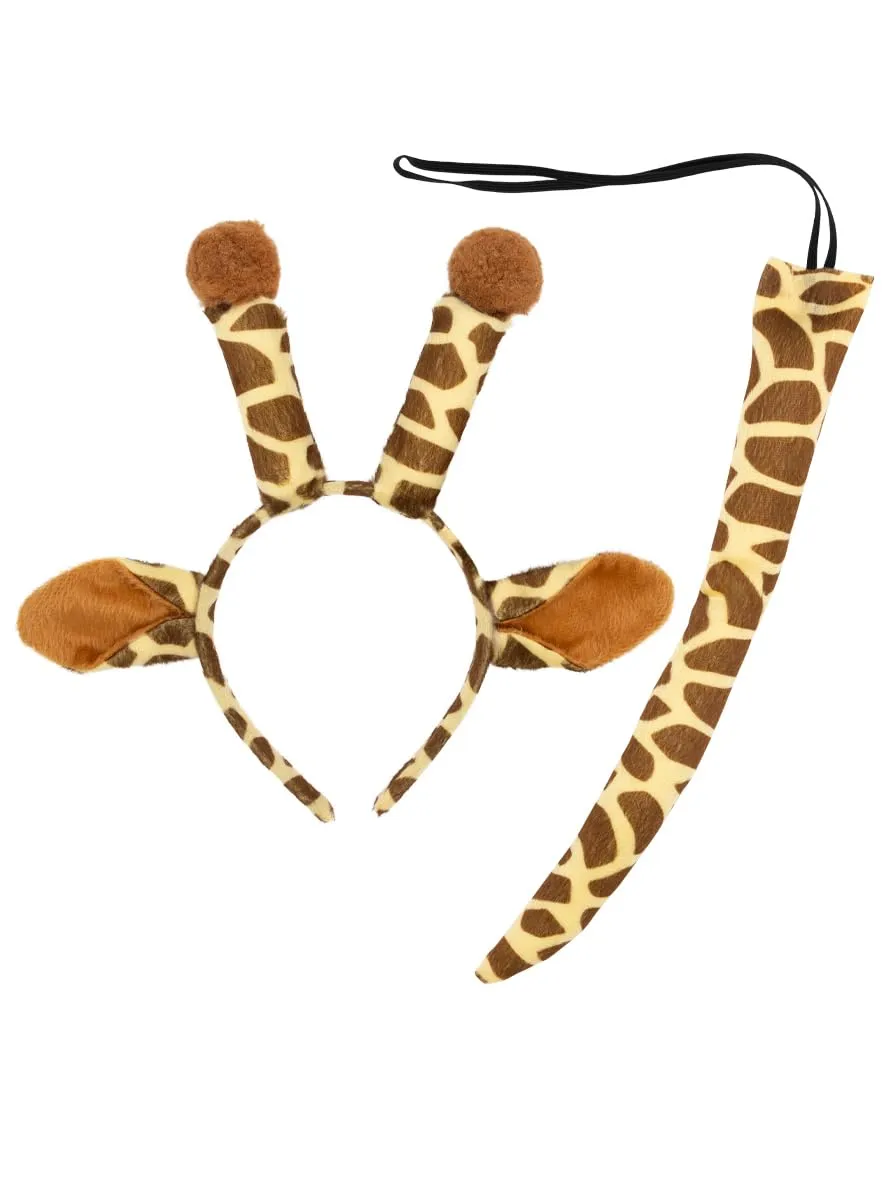 Funidelia Giraffa kit accessori adulto marrone