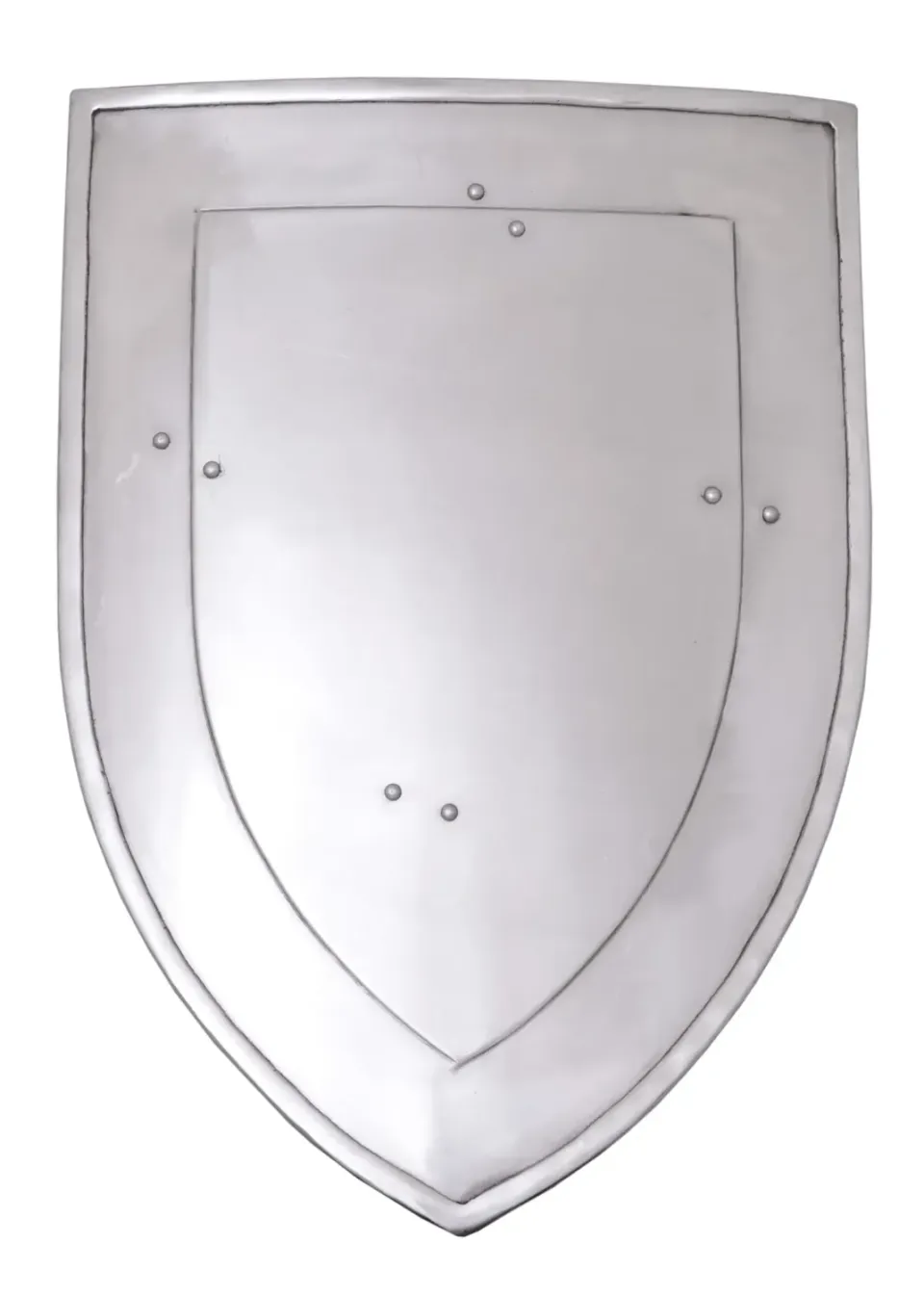 La Bottega di Merlino Scudo Acciaio Imbottito 2 mm 52 cm