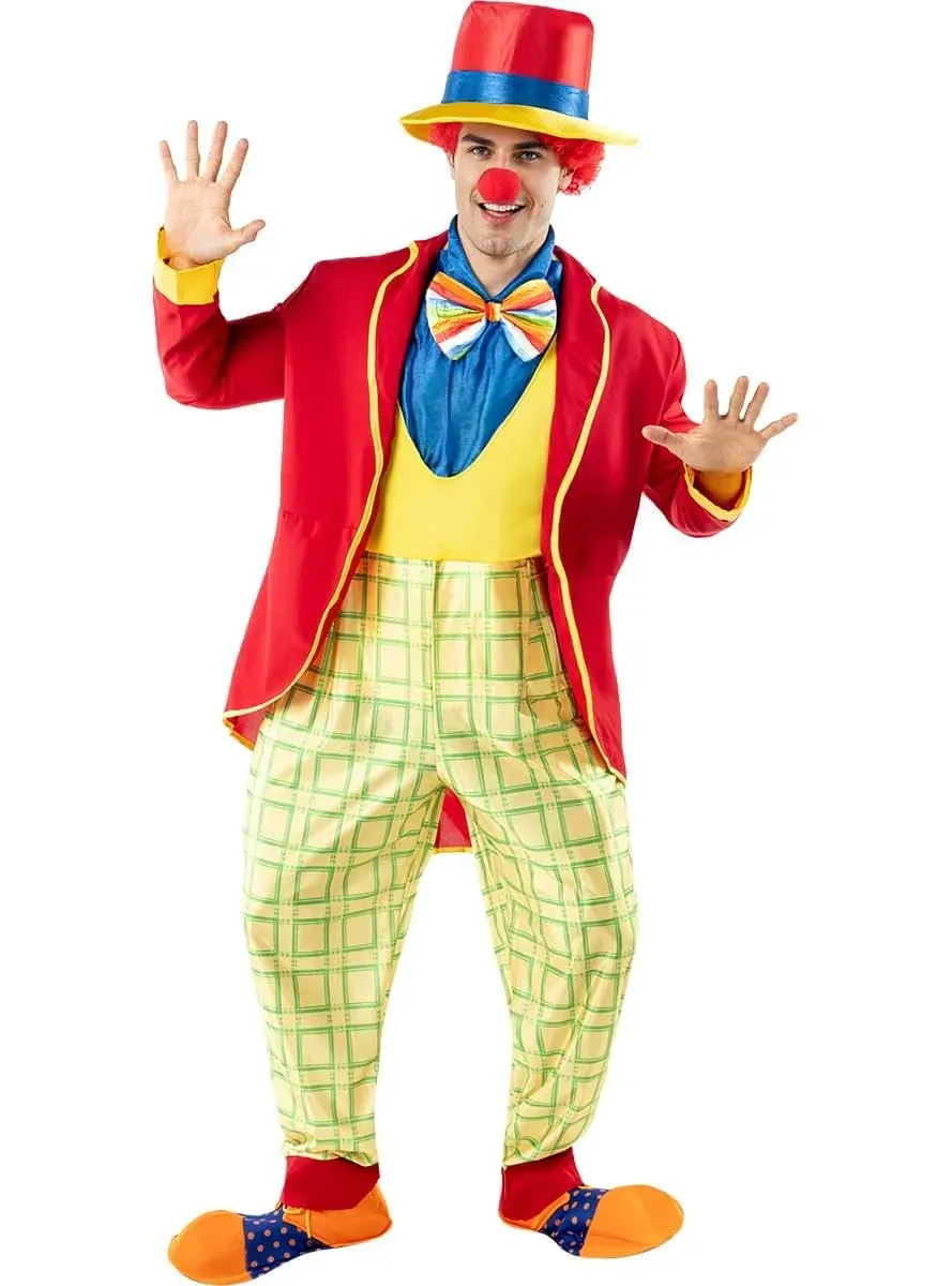 Funidelia Pagliacci costume clown L-XL rosso circo