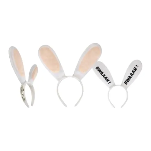P'tit Clown 44436 Cerchietto Conigli Cretins Bianco Beige
