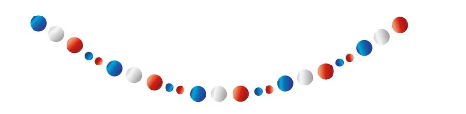 P'tit Clown 23308 Ghirlanda Dischi 5 m Tricolore