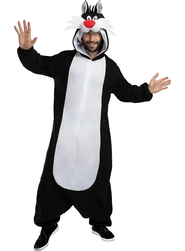 Funidelia Looney Tunes Silvestre costume adulto nero