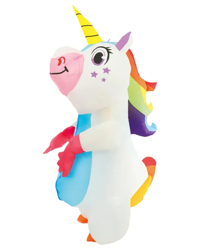 P'tit Clown 23829 Costume Gonfiabile Unicorno Adulto Taglia Unica