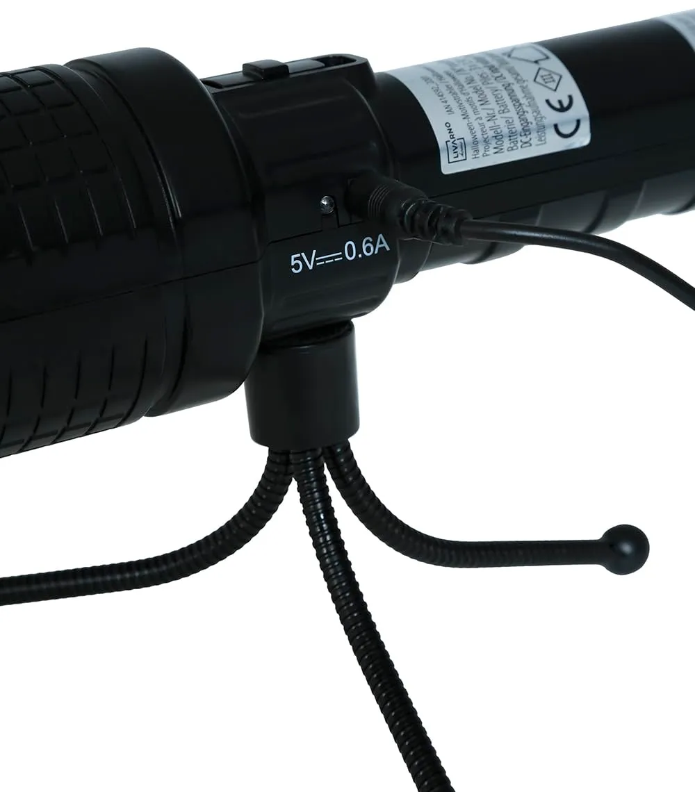 Guirca Party Supply Proiettore LED con Treppiede Nero 22 cm