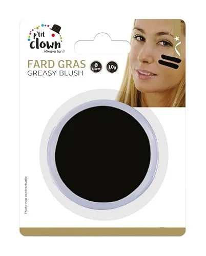 P'tit Clown 91013 fard grasso nero 10 g lavabile