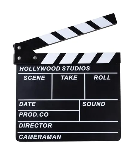 P'tit Clown RE10119 Ciak Cinema Legno 30x26 cm Scritte Bianche