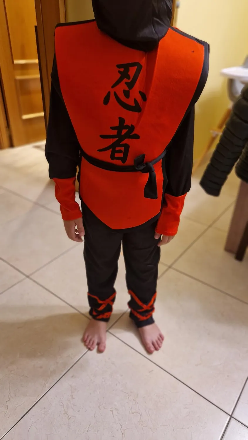 Funidelia Costume Ninja bambino rosso 3-4 anni
