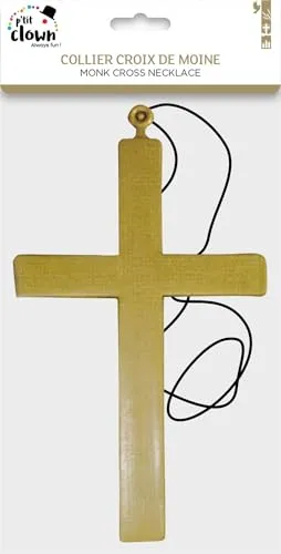 P'tit Clown 60426 croce da monaco oro accessorio adulto