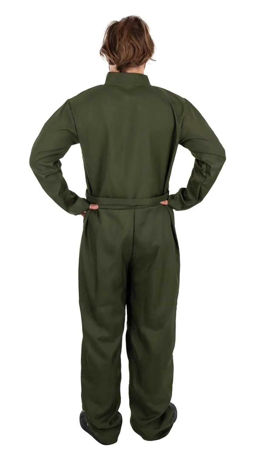 P'tit Clown Air Pilot Suit costume pilota verde L-XL