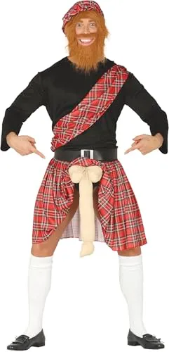 Fiestas Guirca Costume Scozzese con Sorpresa Uomo M 48-50