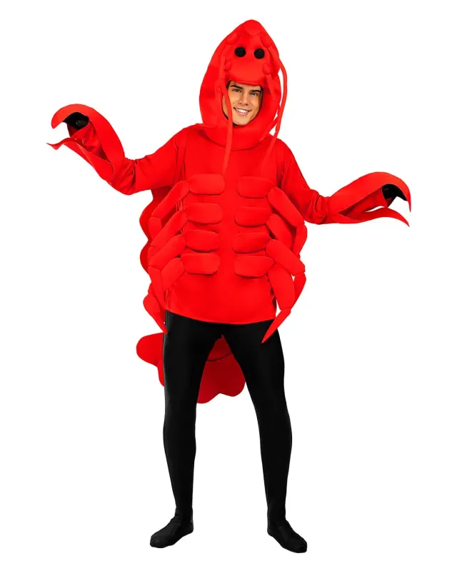 Funidelia Costume Aragosta Rosso Adulto Unisex per Carnevale