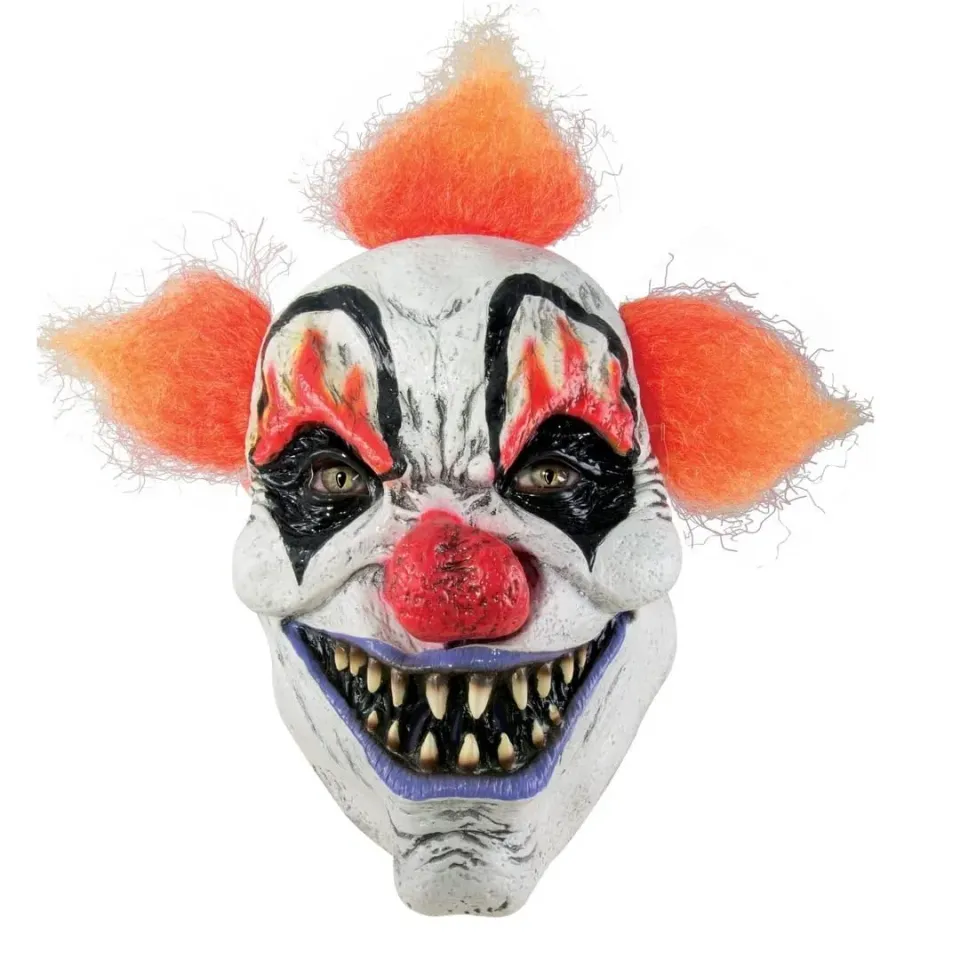 P'tit Clown maschera clown assassino lattice adulto mezza maschera