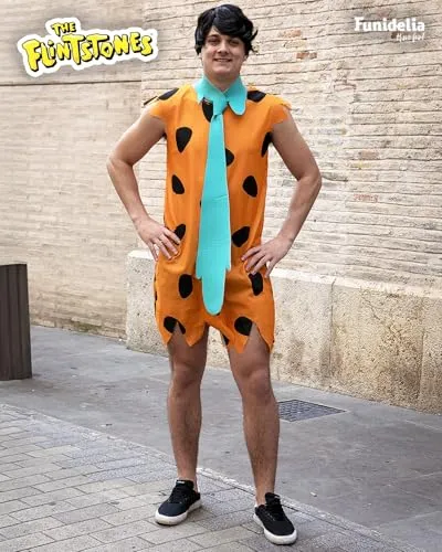 Funidelia Costume Fred Flintstone Uomo XXL Ufficiale